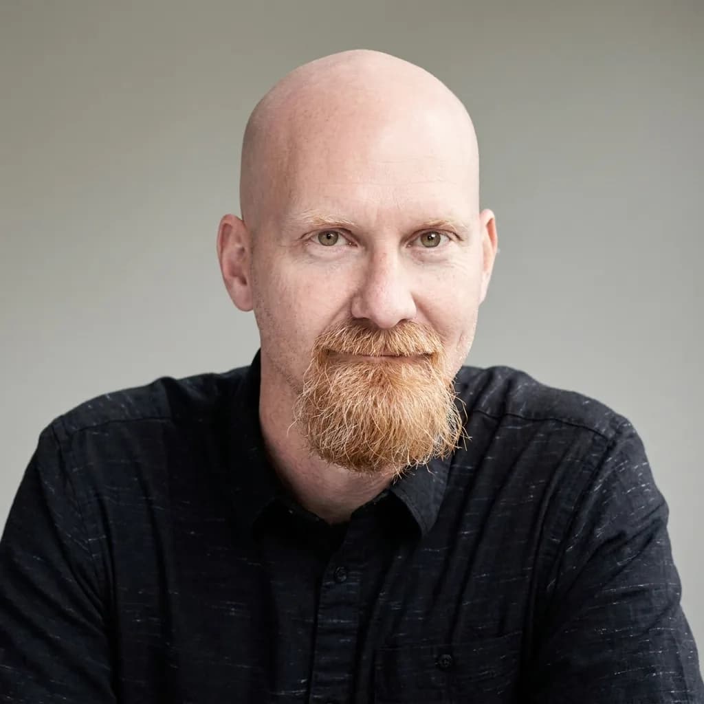 Portrét architekta Jonasa Aarsø
